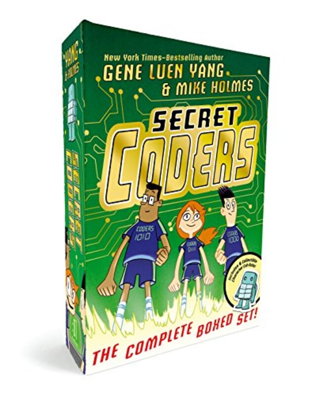 Secret Coders: The Complete Boxed Set: (Secret Coders, Paths & Portals, Secrets & Sequences, Robots , Paperback by Luen Yang, Gene - Holmes, Mike