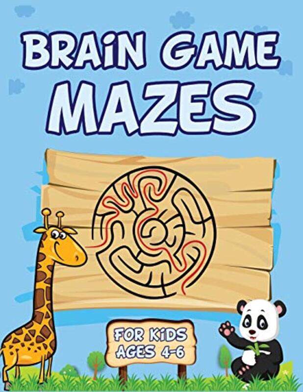 

Brain Game Mazes For Kids Ages 46 Best Maze Workbook For Kids This Maze Activity Books For Kids I by Studio, Printouch..Paperback