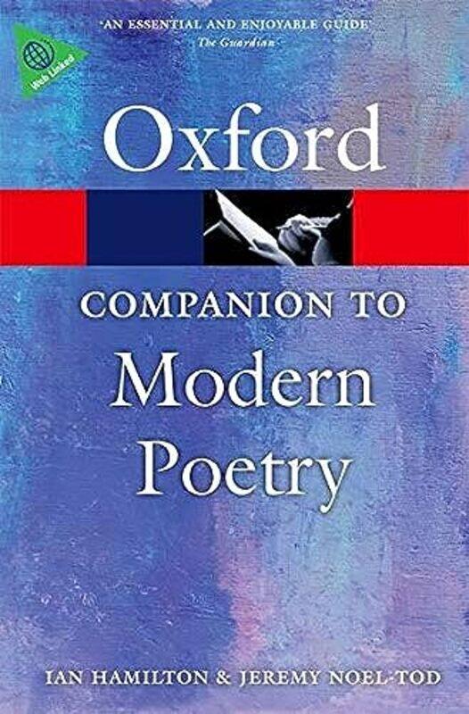 

The Oxford Companion To Modern Poetry In English by Ian HamiltonJeremy (University of East Anglia) Noel-Tod-Paperback