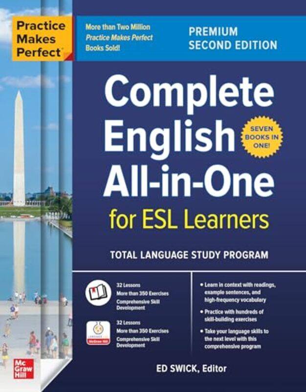 

Practice Makes Perfect Complete English AllInOne For Esl Learners Premium Second Edition by Ed Swick - Paperback