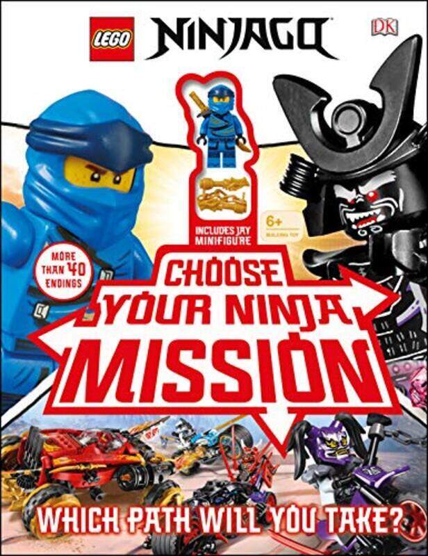 

Lego Ninjago Choose Your Ninja Mission With Ninjago Jay Minifigure By Hugo, Simon Paperback