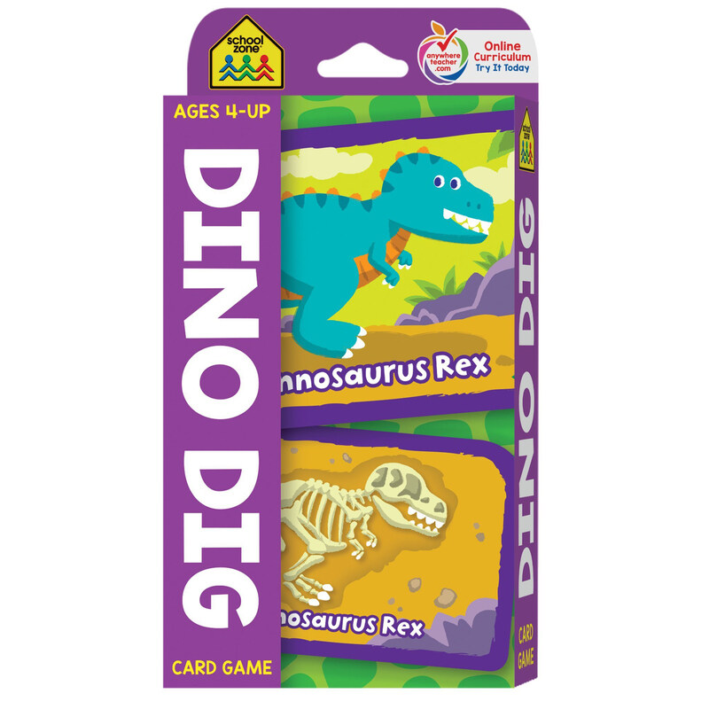 

Dino Dig Card Game, Hardcover Book, By: School Zone Staff