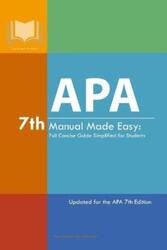 APA 7th Manual Made Easy.paperback,By :Appearance Publishers