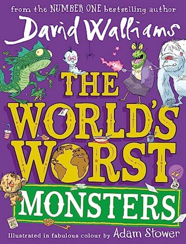 

The World’s Worst Monsters by David WalliamsAdam Stower-Hardcover