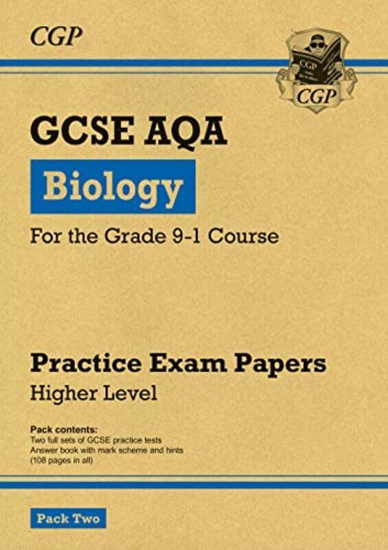 

Gcse Biology Aqa Practice Papers Higher Pack 2 by CGP Books - CGP Books -Paperback