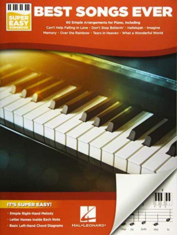 

Best Songs Ever Super Easy Songbk By Piano - Paperback