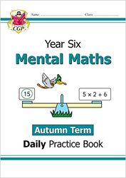 New Ks2 Mental Maths Daily Practice Book Year 6 Autumn Term By CGP Books Paperback