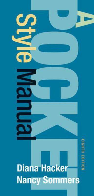 

A Pocket Style Manual, Paperback Book, By: Diana Hacker