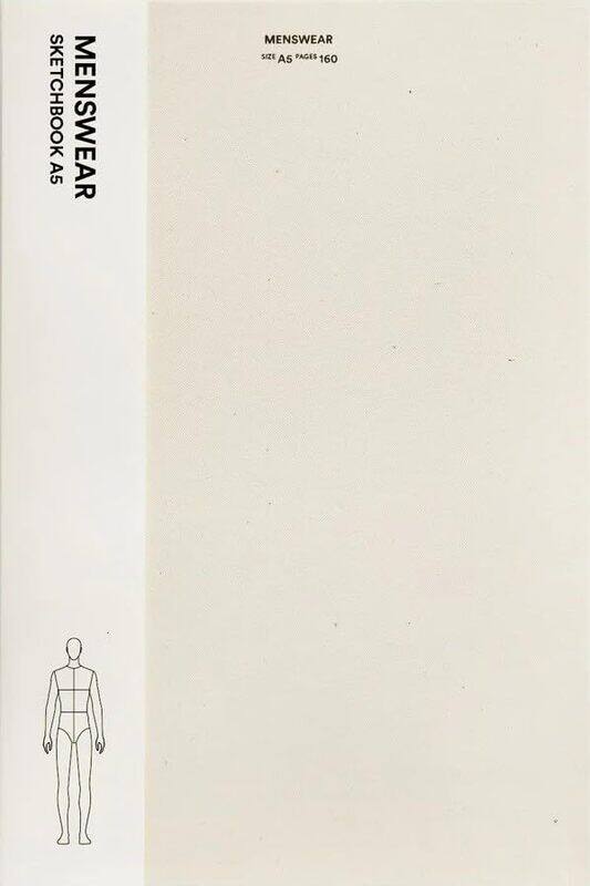 

Fashionary Menswear Sketchbook A5 By Fashionary - Hardcover