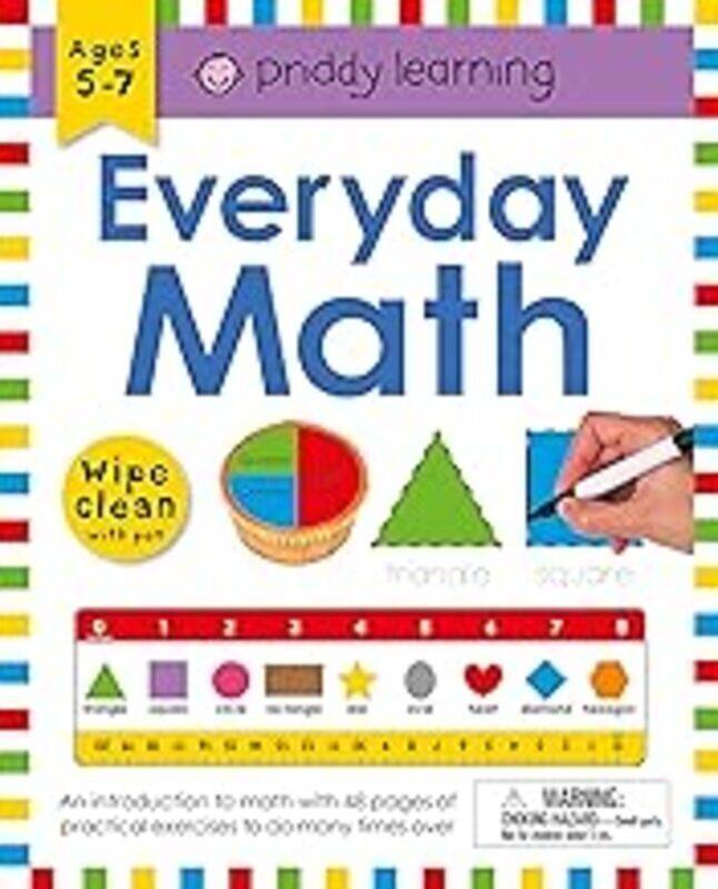 

Wipe Clean Workbook Everyday Math Enclosed Spiral Binding Ages 57 Wipeclean With Pen by Priddy Roger Paperback