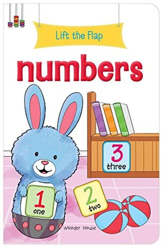 

Lift The Flap Numbers Early Learning Novelty Board Book For Children by Wonder House Books Hardcover