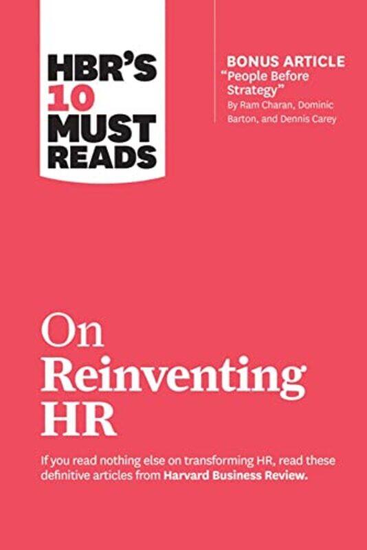 

Hbrs 10 Must Reads On Reinventing Hr By Harvard Business Rev...Paperback