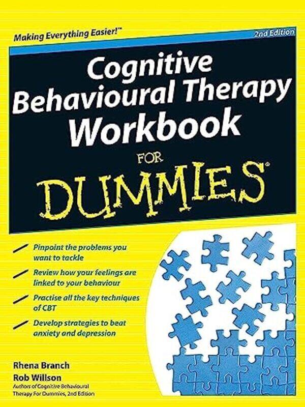 

Cognitive Behavioural Therapy Workbook For Dummies Paperback by Branch, Rhena - Willson, Rob