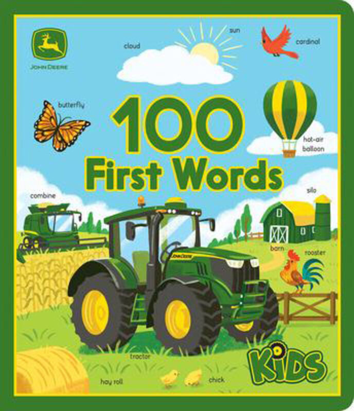 

John Deere Kids 100 First Words, Board Book, By: Jack Redwing