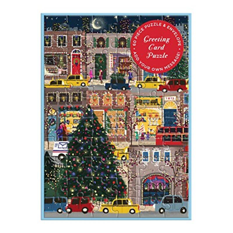 

Winter Lights Greeting Card Puzzle By Laforme Joy - Hardcover