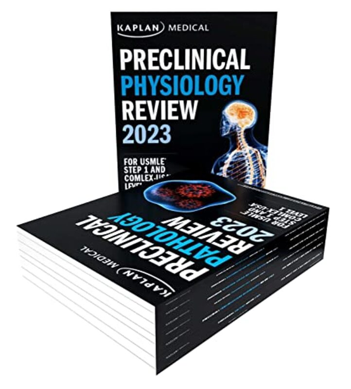 Preclinical Medicine Complete 7-Book Subject Review 2023 , Paperback by Kaplan Medical