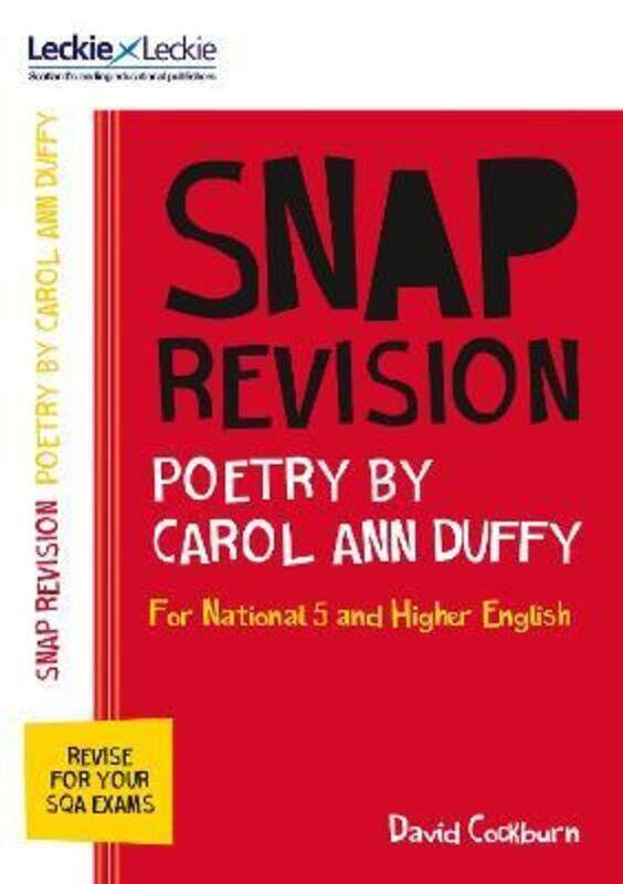 

National 5/Higher English Revision: Poetry by Carol Ann Duffy.paperback,By :David Cockburn