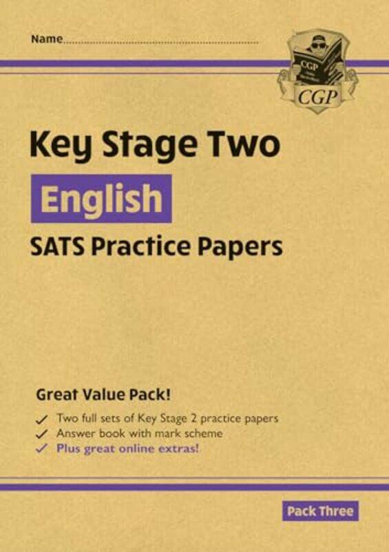 

New Ks2 English Sats Practice Papers Pack 3 For The 2022 Tests With Free Online Extras,Paperback By Books, CGP - Books, CGP