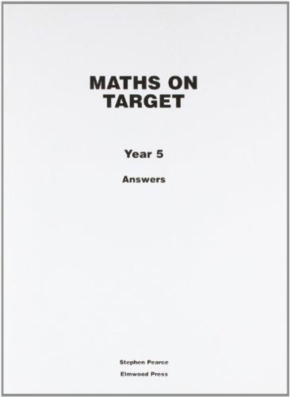 

Maths on Target Year 5 Answers by Stephen Pearce-Paperback