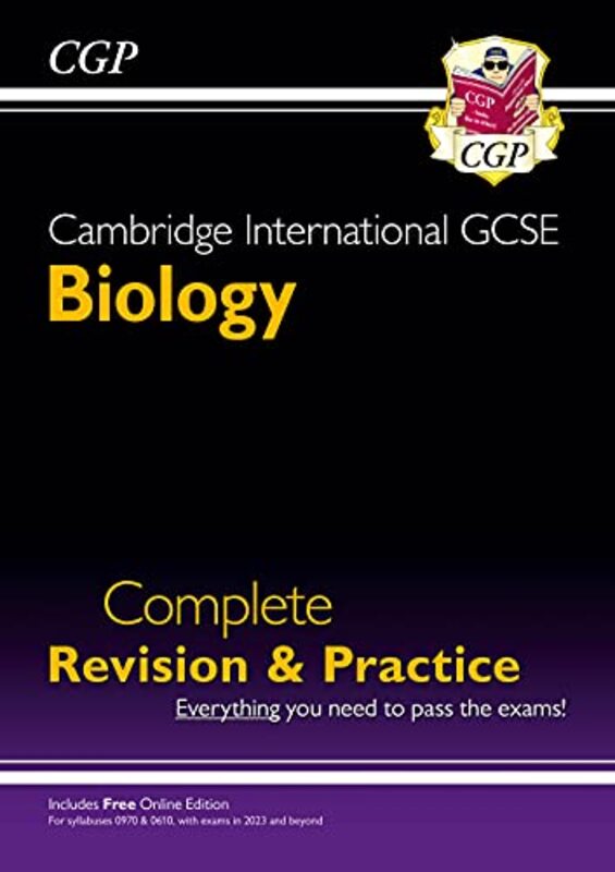 New Cambridge International Gcse Biology Complete Revision & Practice For Exams In 2023 & Beyond By CGP Books - CGP Books Paperback