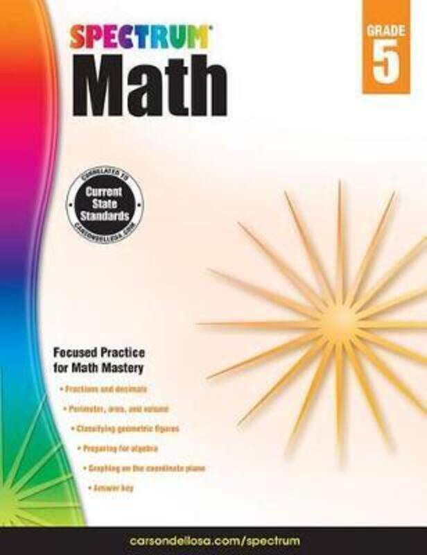 

Spectrum Math Workbook, Grade 5.paperback,By :Spectrum