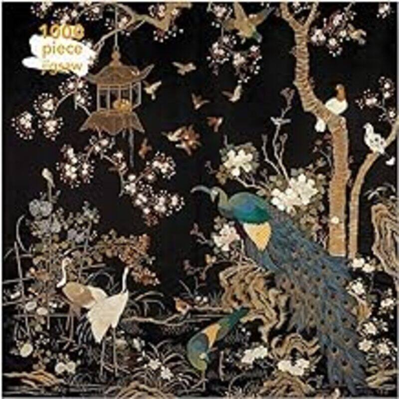 

Adult Jigsaw Puzzle Ashmolean Museum: Embroidered Hanging with Peacock: 1000piece Jigsaw Puzzles by Flame Tree Studio - Paperback