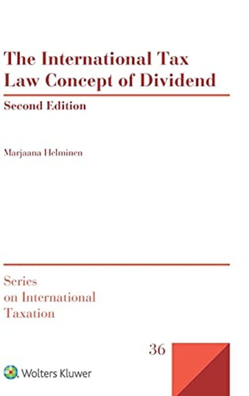 

The International Tax Law Concept Of Dividend By Helminen, Marjaana -Hardcover