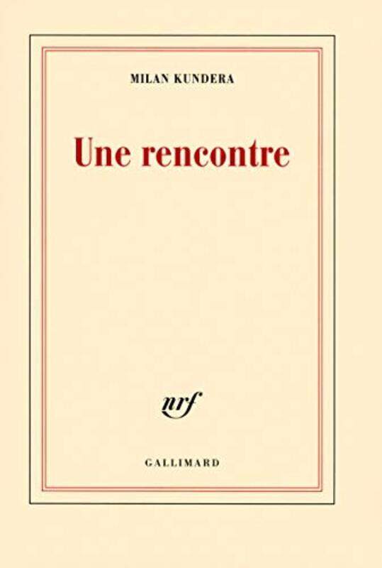 

Une Rencontre Multiple,Paperback,By:Kundera Milan