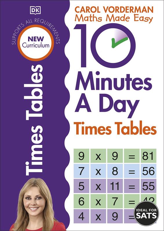 10 Minutes a Day Times Table (Maths Made Easy KS2), Paperback Book, By: Carol Vorderman