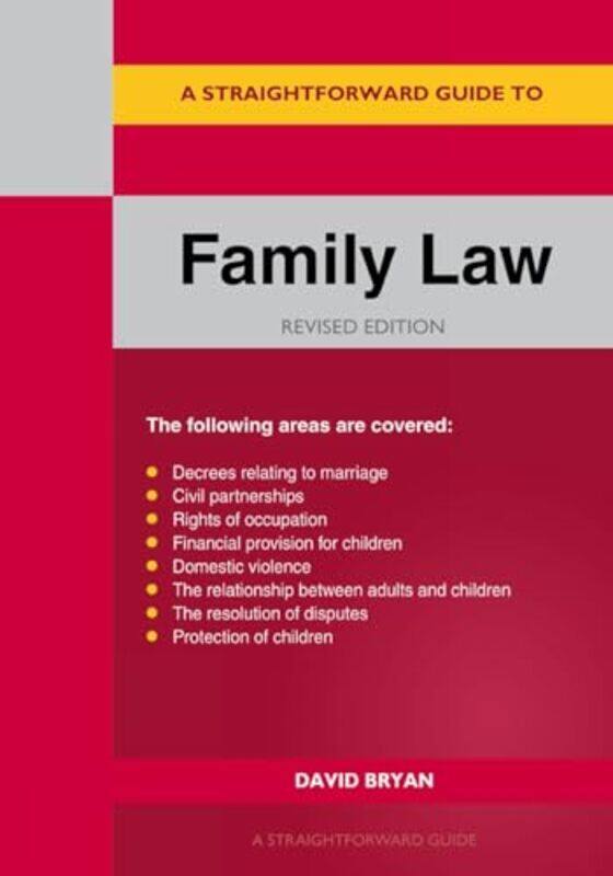 

A Straightforward Guide to Family Law by David Bryan-Paperback