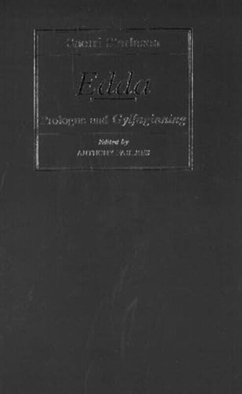 

Edda Prologue and Gylfaginni by Snorri SturlusonAnthony Faulkes-Paperback