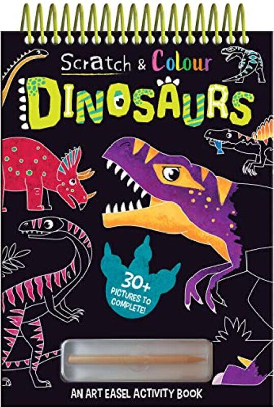 

Scratch and Colour Dinosaurs , Hardcover by Jenny Copper