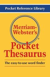 Merriam Webster's Pocket Thesaurus.paperback,By :Webster, Merriam
