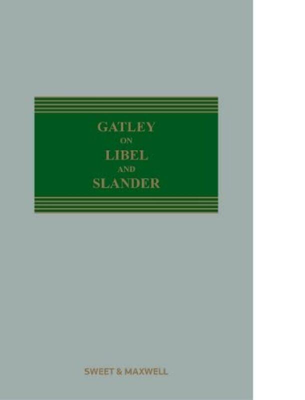 

Gatley on Libel and Slander by Richard Parkes, QCGodwin BusuttilProfessor David Rolph-Hardcover