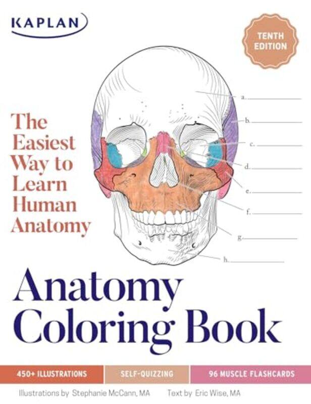 

Anatomy Coloring Bk With 450 Realistic Paperback