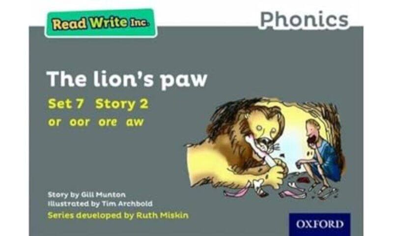 

Read Write Inc Phonics The Lions Paw Grey Set 7 Storybook 2 by Karen Sullivan-Paperback