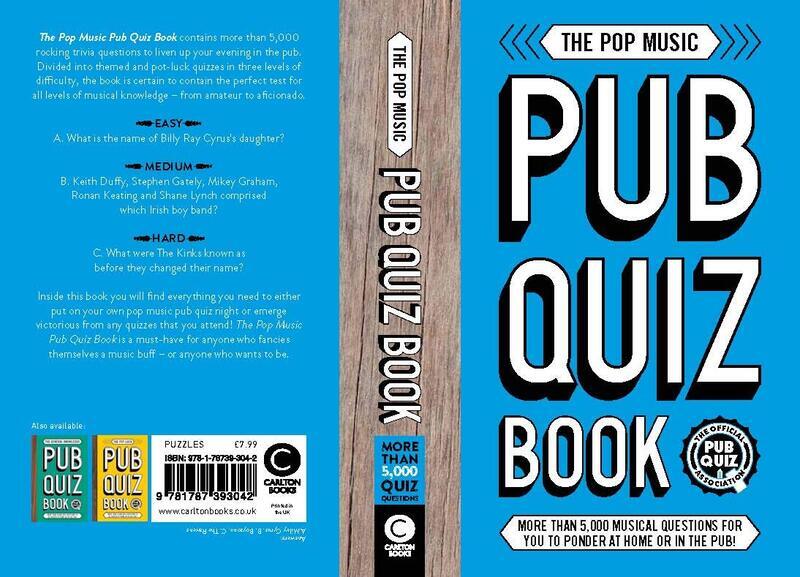 The Pop Music Pub Quiz Book, Paperback Book, By: Carlton Books