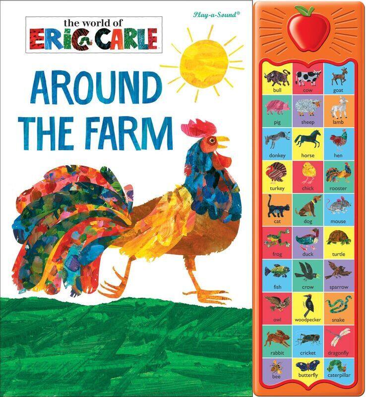 

Eric Carle - Around the Farm, Board Book, By: Eric Carle