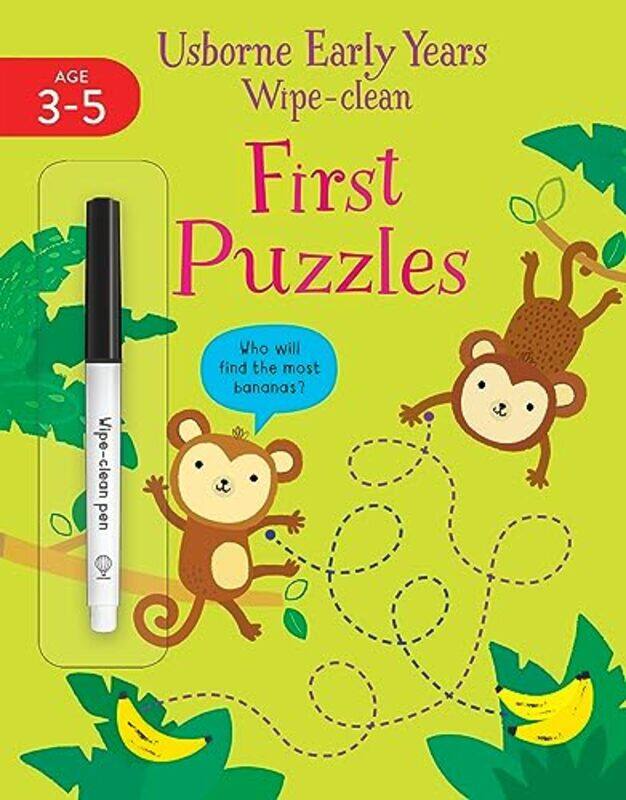 

Early Years WipeClean First Puzzles by Jessica GreenwellGenine Delahaye-Paperback