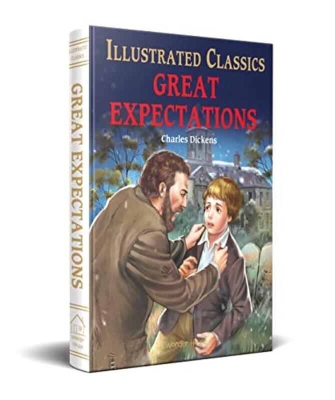 

Great Expectations : Illustrated Abridged Children Classic English Novel with Review Questions Hardcover by Charles Dickens