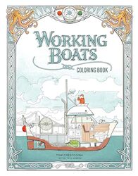 Working Boats Coloring Book by Tom Crestodina-Paperback