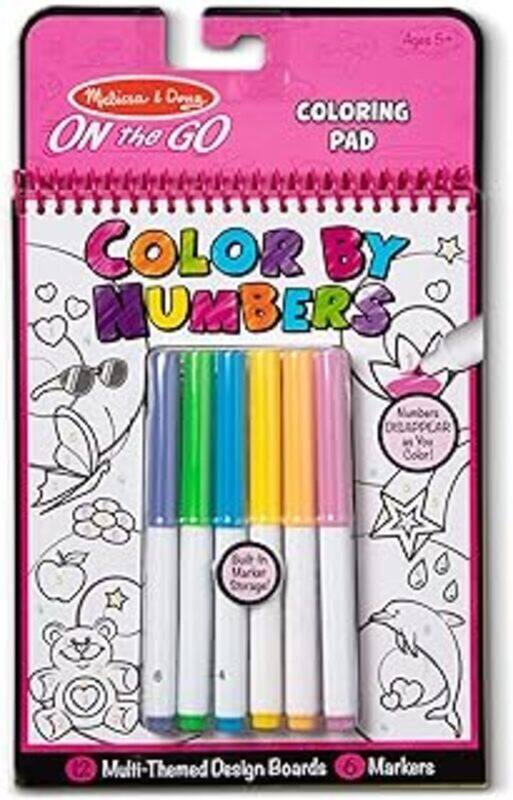 

Color By Numbers Pink By - Paperback