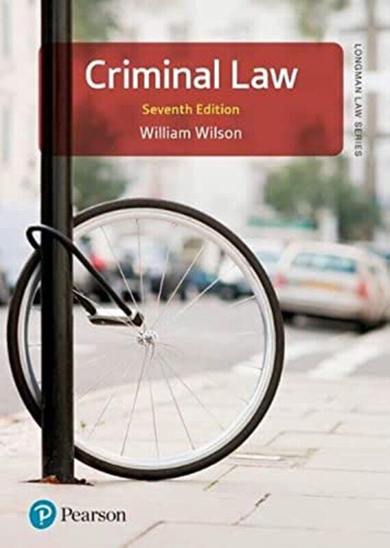 

Criminal Law by William Wilson-Paperback