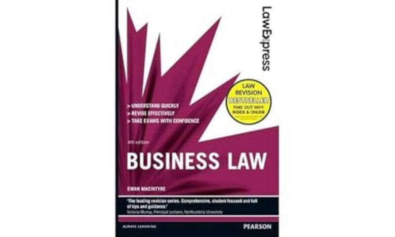 

Law Express Business Law by Ewan MacIntyre-Paperback