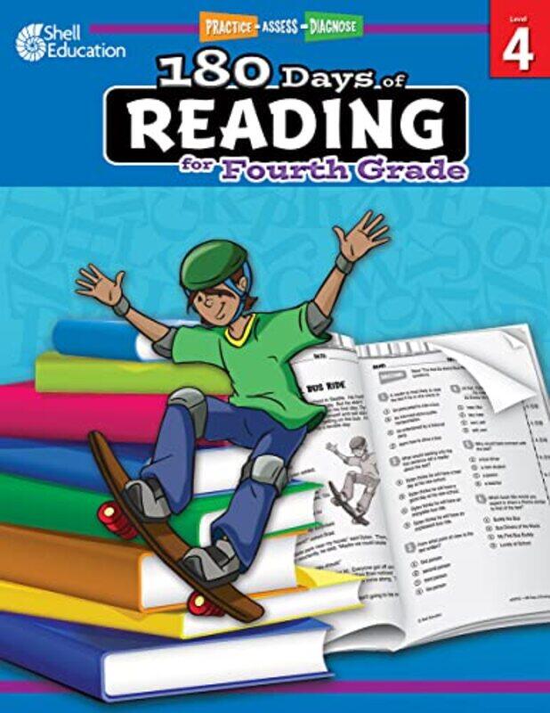 

180 Days Of Reading 4Th Grade E01 By Kinberg Margot - Paperback