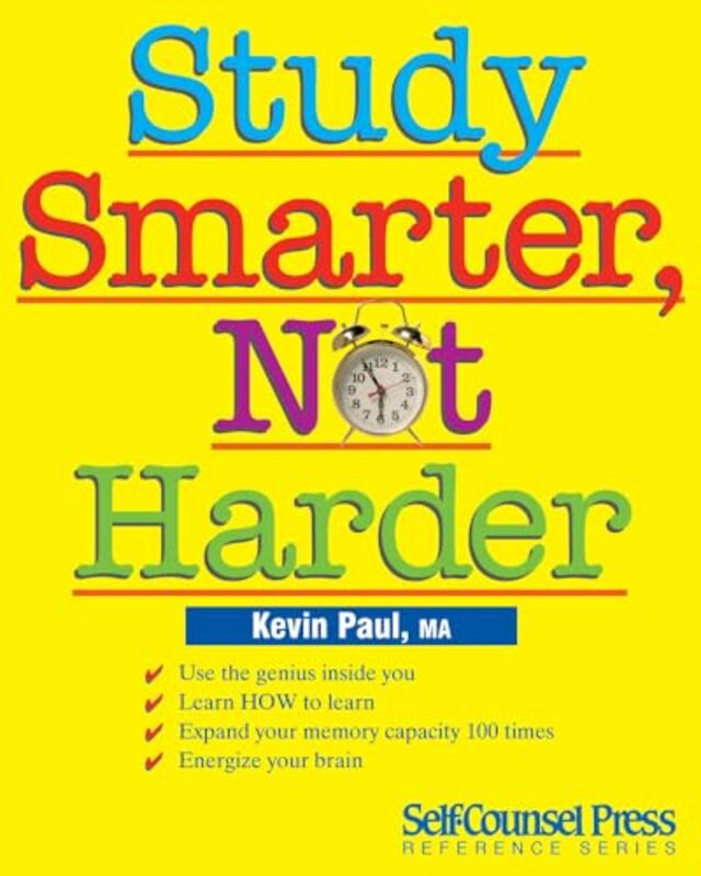 Study Smarter Not Harder By Paul, Kevin, Ma -Paperback