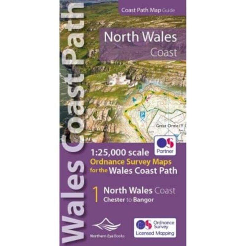 

North Wales Coast Path Map -Paperback