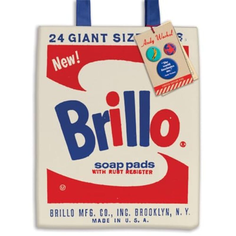 Tote Bag Canvas Andy Warhol Brillo By Galison, Andy Warhol -Paperback