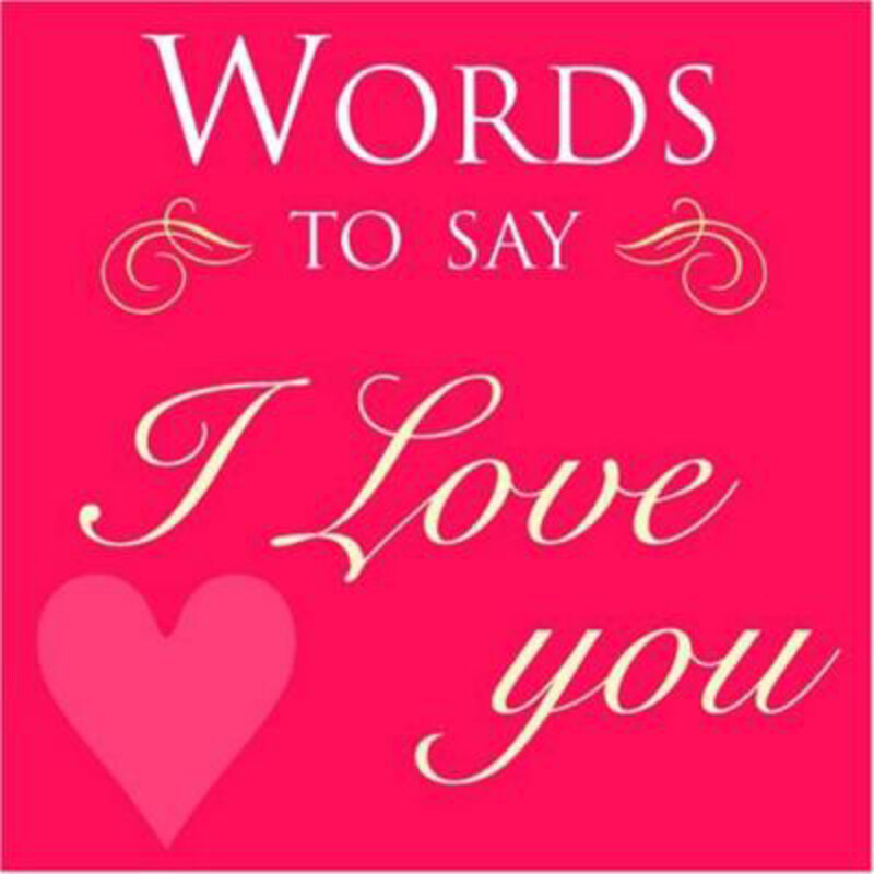 

Words to Say I Love You, Hardcover Book, By: Sanja Rescek