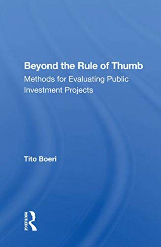 

Beyond The Rule Of Thumb by Tito Boeri-Paperback